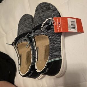 Hey Dudes Black and Gray Shoes